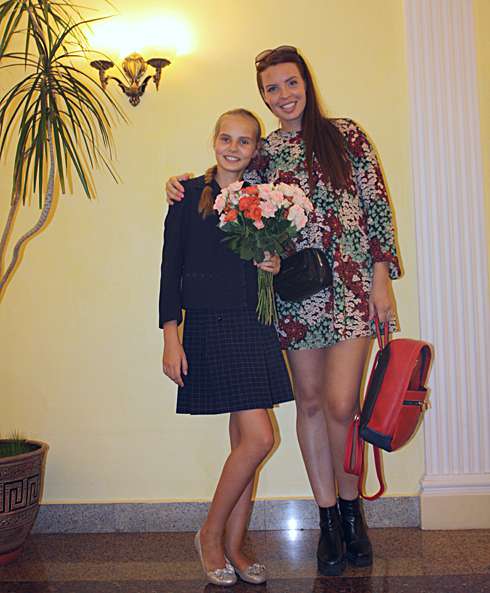 Ирина Рудоминская с дочерью Полиной