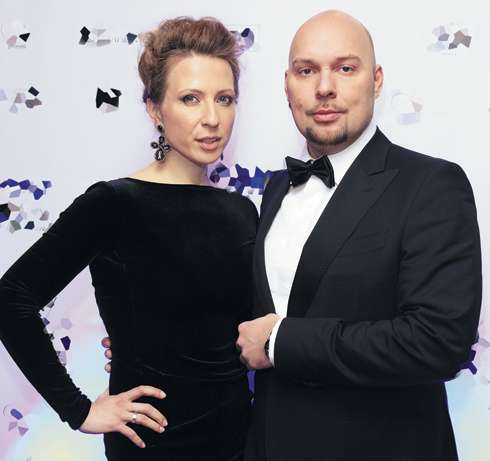 Яна Чурикова с мужем