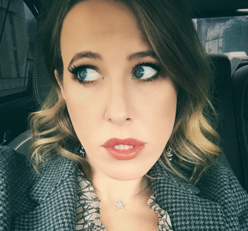 Собчак снялась обнаженной на последних неделях беременности