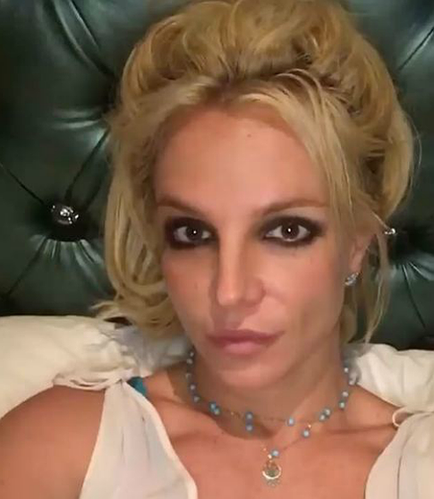 Бритни Спирс выложила фото топлес