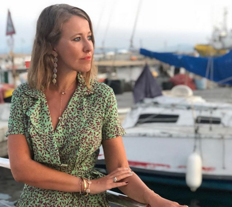 «Время перемен»: Собчак засняли в свадебном платье