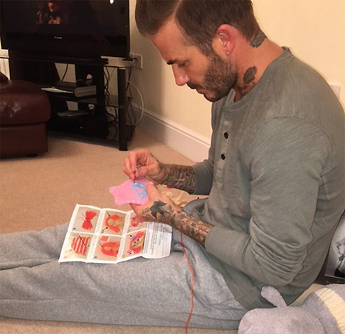 Дэвид Бекхэм пристрастился к игле