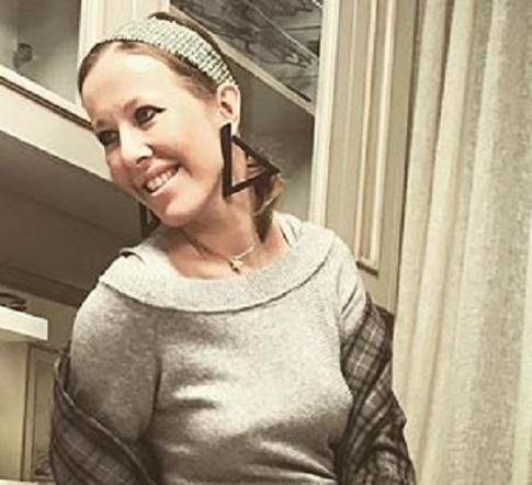 Ксения Собчак пробивает дорогу грудью