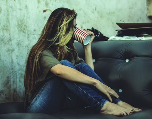 Чашечка кофе во время разрухи