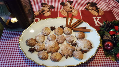 Новогоднее печенье с имбирем и корицей