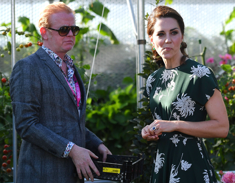 Кейт Миддлтон не брезгует есть с пола