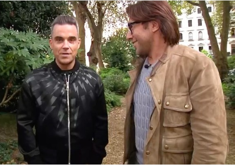 Робби Уильямс рассказал Малахову, что думает про Россию