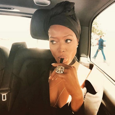 У Наоми Кэмпбелл подозревают гермофобию