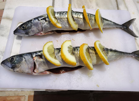 Скумбрия на гриле