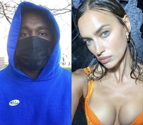 Канье Уэст вместе с Ириной Шейк отметил свой день рождения