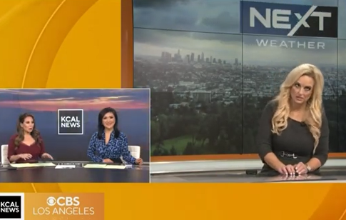 Ведущая прогноза погоды потеряла сознание в прямом эфире