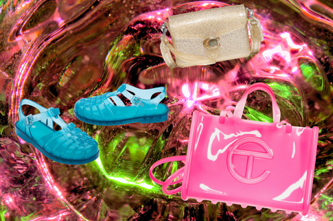 Мода на «желе» и леденцы в косметике, очках, сумках и обуви: привет, 90-е!