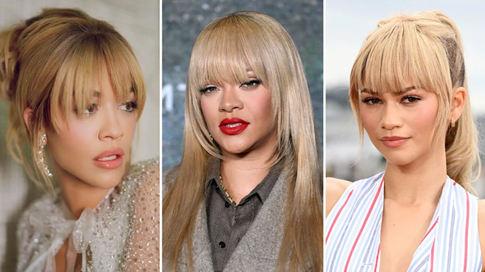 Челка: сливочный блонд — самый модный тренд весны 2024 года