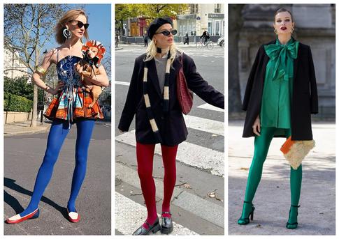 Гайд по цветным колготкам: какие выбрать и с чем надеть