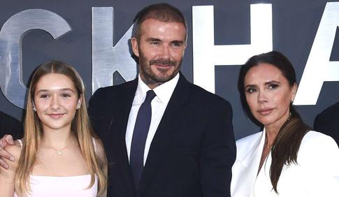 Дочь Бекхэмов, увлекшаяся макияжем, превратила отца в «подопытную» модель