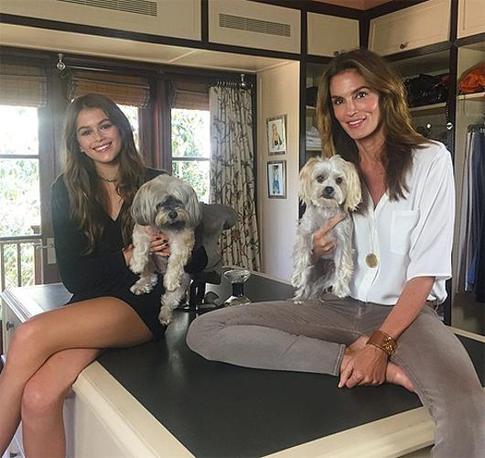 Синди Кроуфорд и ее 13-летняя дочь похожи как близнецы