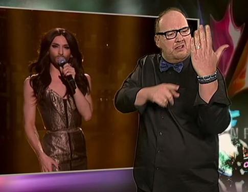 Сурдопереводчик затмил конкурсантов «Евровидения»