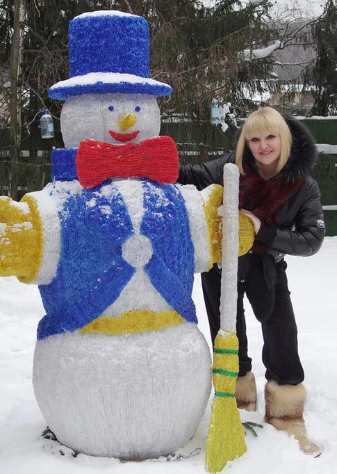 Маргарита Суханкина: «Мы с детьми нарядили на улице „съедобную“ елку»