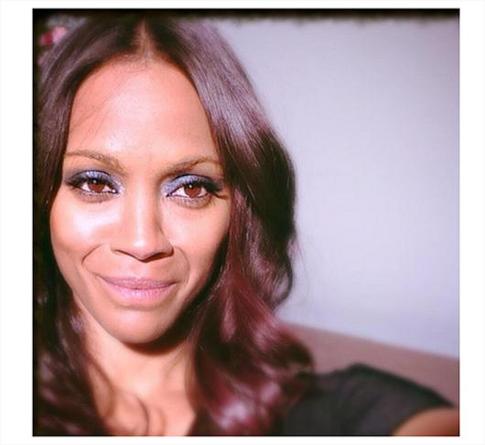 Зои Салдана стала татуировкой