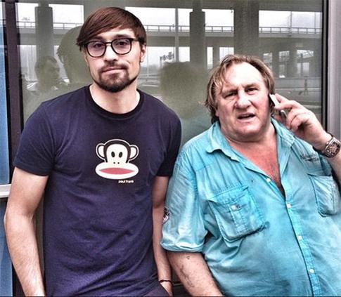 Дима Билан встретился с Жераром Депардье