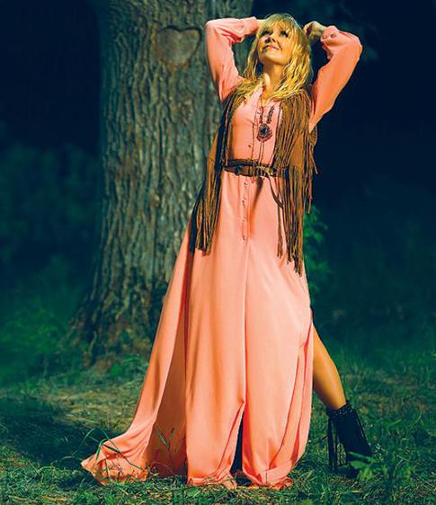 Валерия превратилась в лесную нимфу