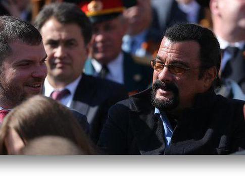 Стивен Сигал посетил Парад Победы